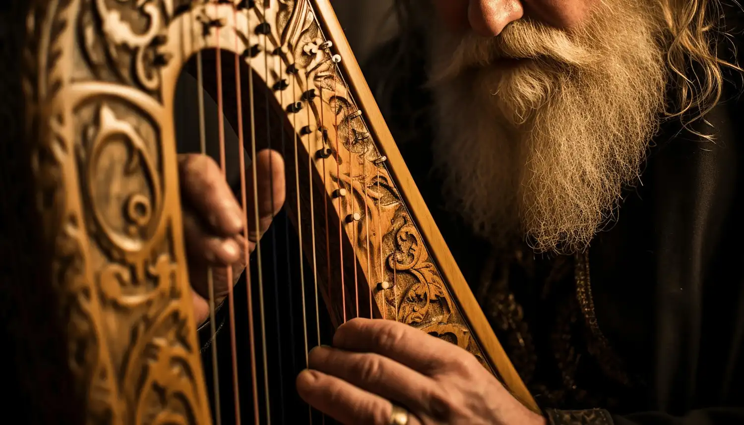 zalmy brnkanie strun